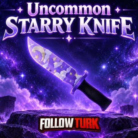 Uncommon Starry Knife - MM2 - FollowTurk