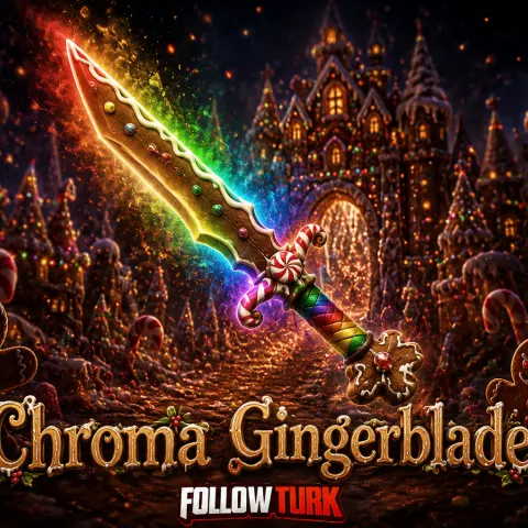 Chroma Gingerblade - MM2 - FollowTurk