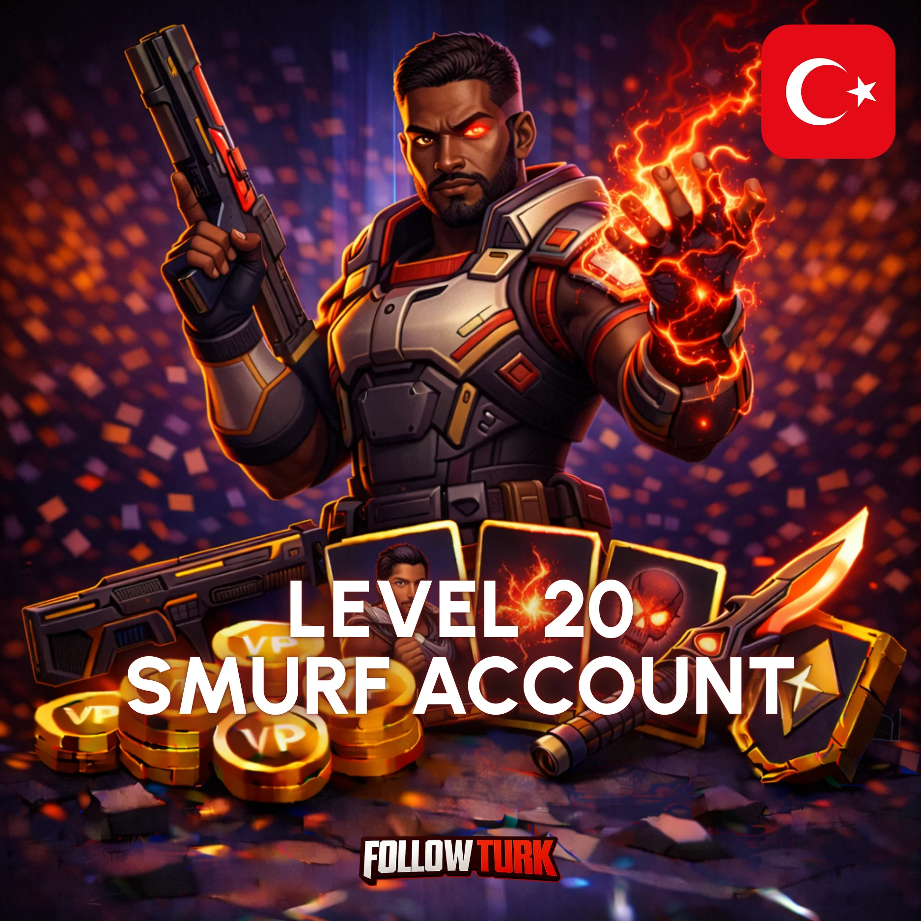 Tureckie Konto Smurf Valorant (TR) - FollowTurk