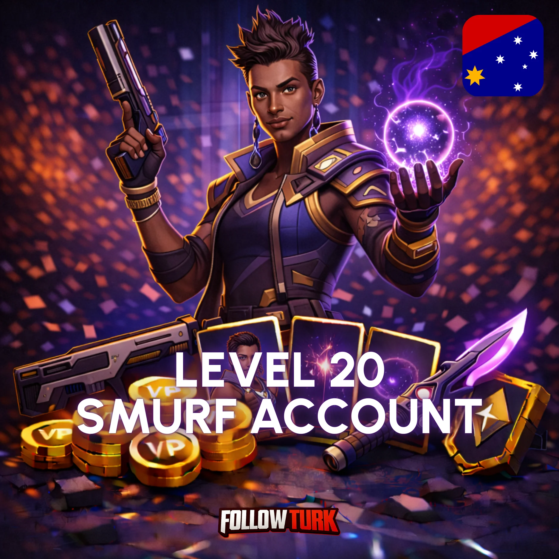 Smurf Konto Azja-Pacyfik (AP) do Valorant - FollowTurk