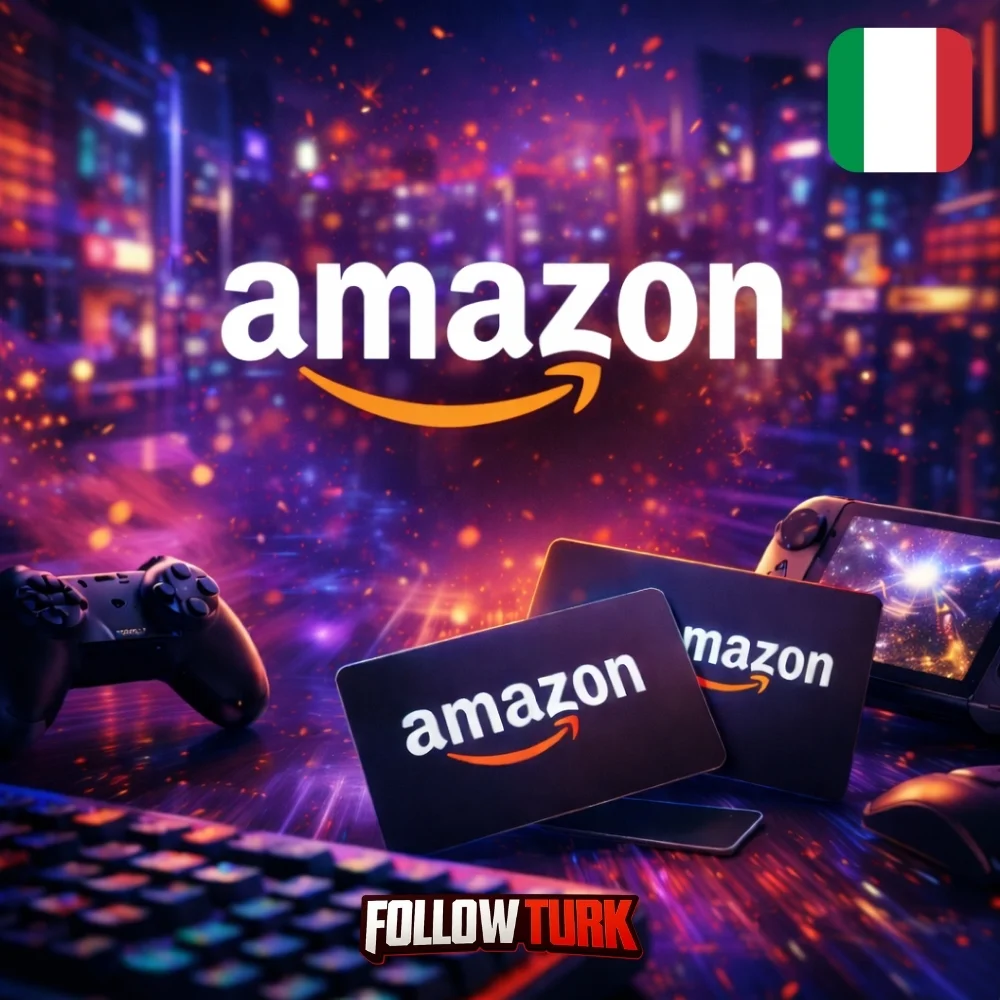 Karta podarunkowa Amazon Włochy (EUR) - FollowTurk