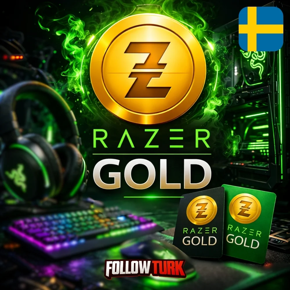 Razer Gold Szwecja - SEK - FollowTurk