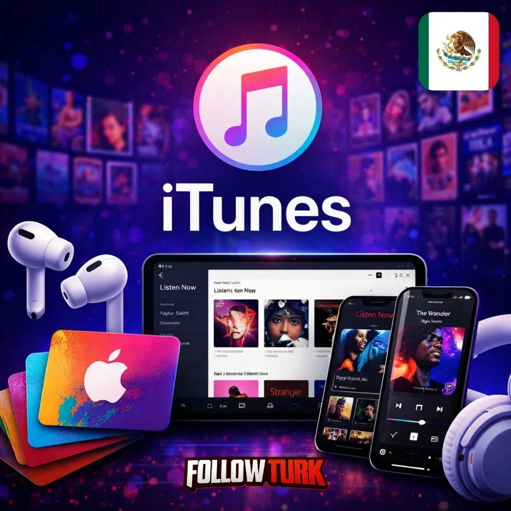iTunes Meksyk - MXN - FollowTurk