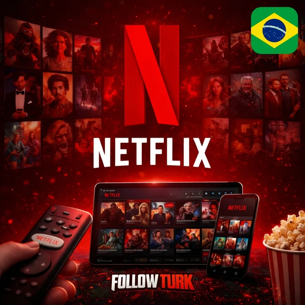 Netflix Brazylia - Karta Podarunkowa BRL - FollowTurk