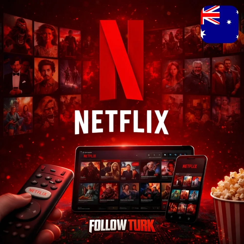 Netflix Australia - karta podarunkowa AUD - FollowTurk