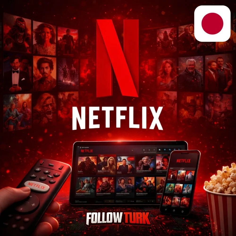 Netflix Japonia - Karta Podarunkowa JPY - FollowTurk