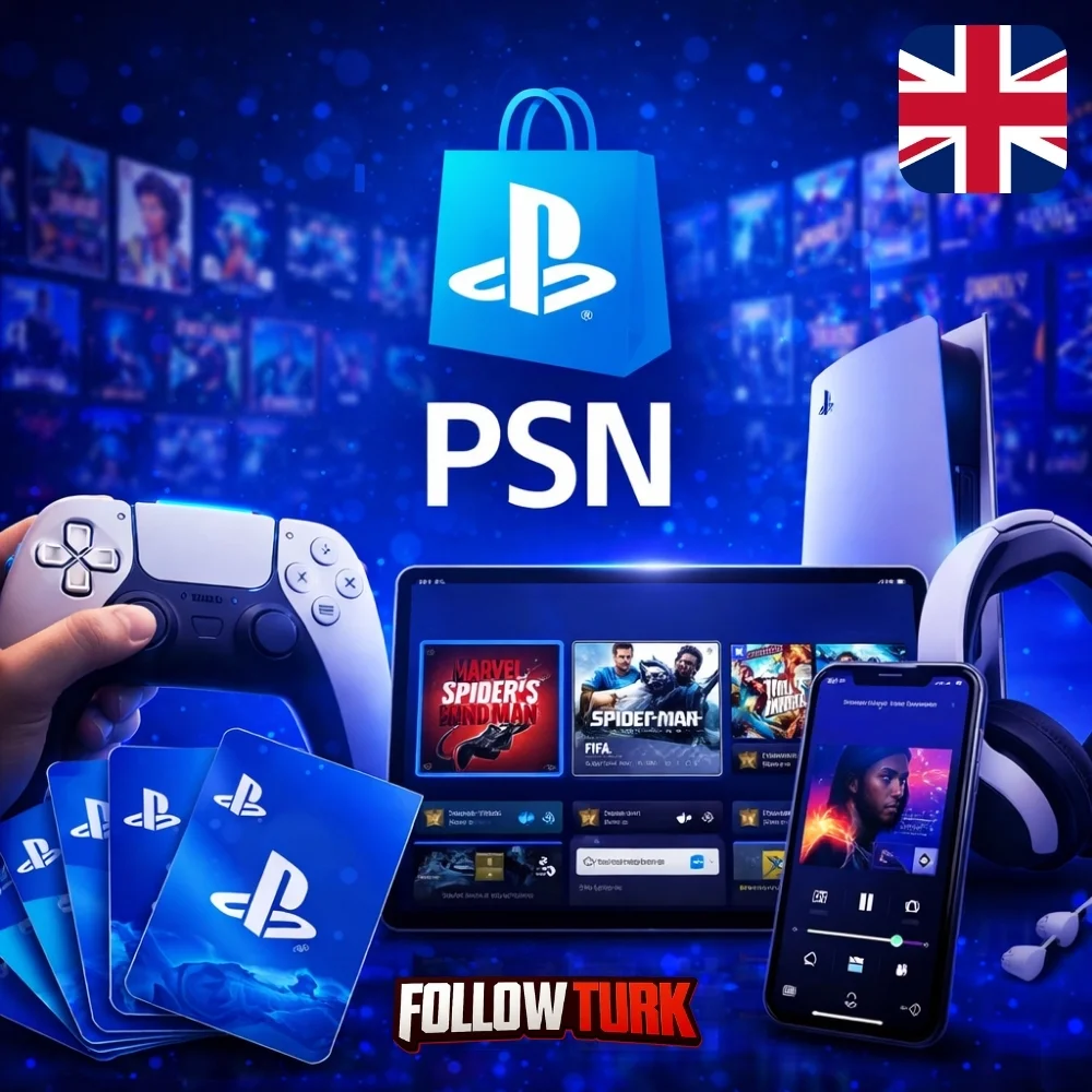 PlayStation UK - PSN Karta Podarunkowa - FollowTurk