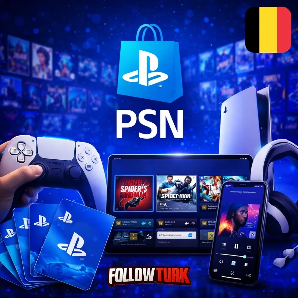 PlayStation Belgia – karta PSN - FollowTurk