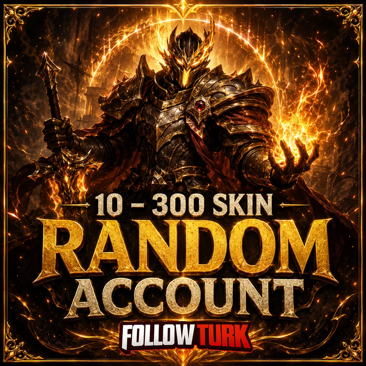 10 - 300 Skin Random Legend Account - FollowTurk