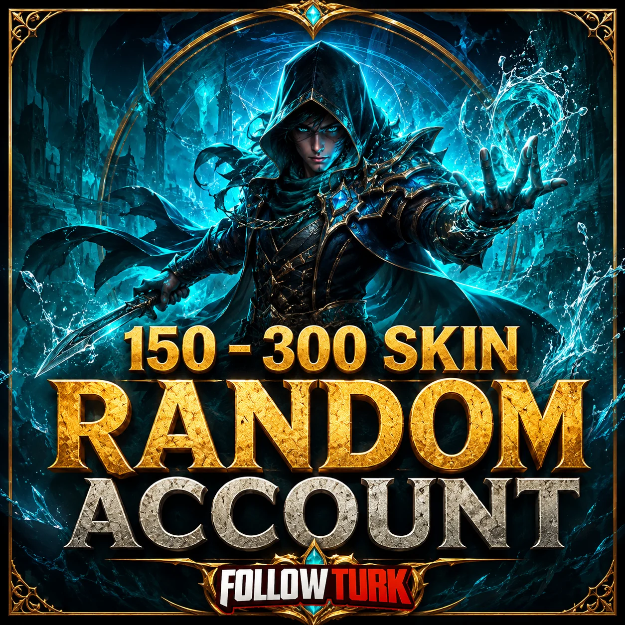 Losowe konto Legend z 150–300 skinami - FollowTurk