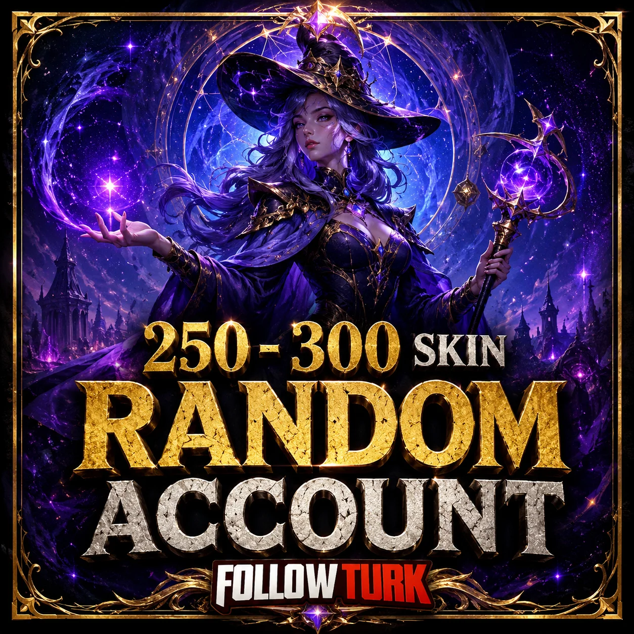 Losowe konto Legend z 250–300 skinami - FollowTurk