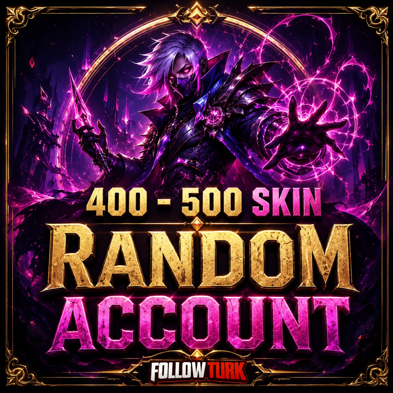 Losowe konto Legend z 400–500 skinami - FollowTurk