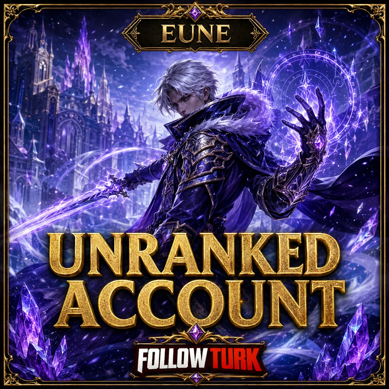 EUNE - Konto nierankingowe - FollowTurk