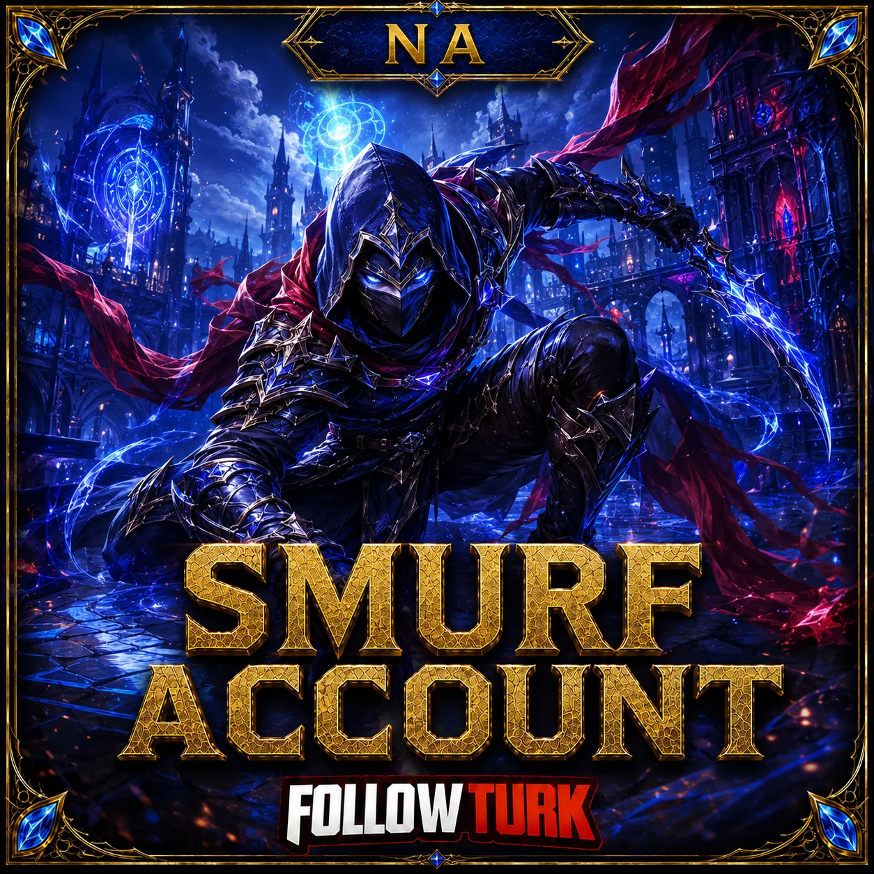 NA – Konto Smurf do Legend - FollowTurk