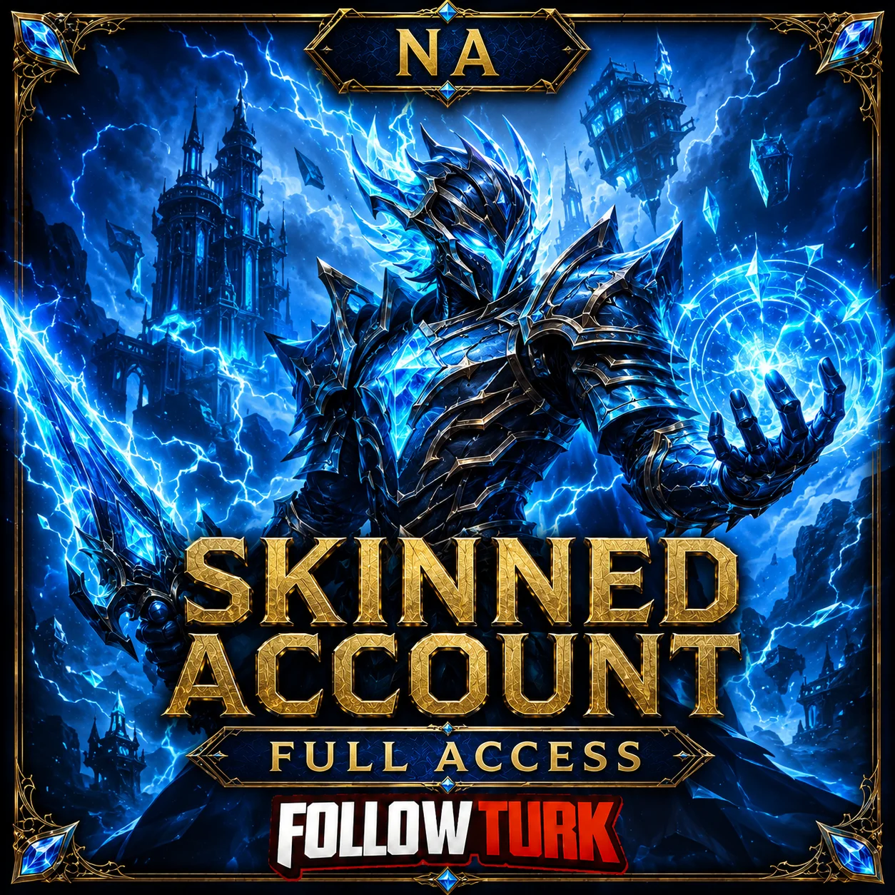 NA - Konto Legend z Skinami i Pełnym Dostępem - FollowTurk