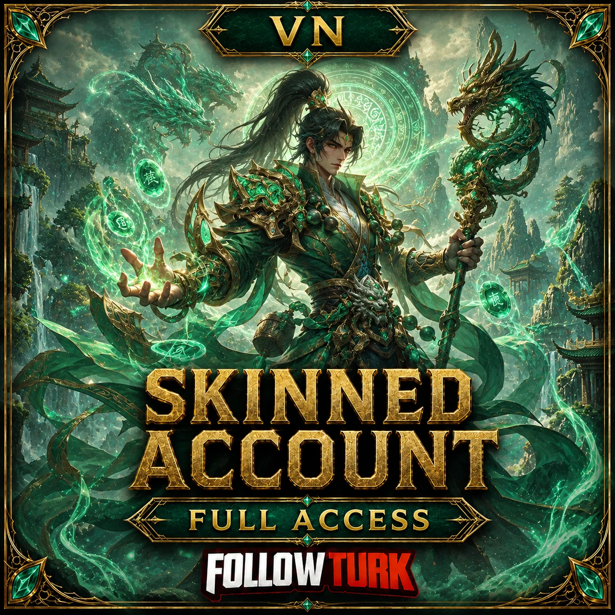 VN – Konto Legend ze Skinami Full Access - FollowTurk
