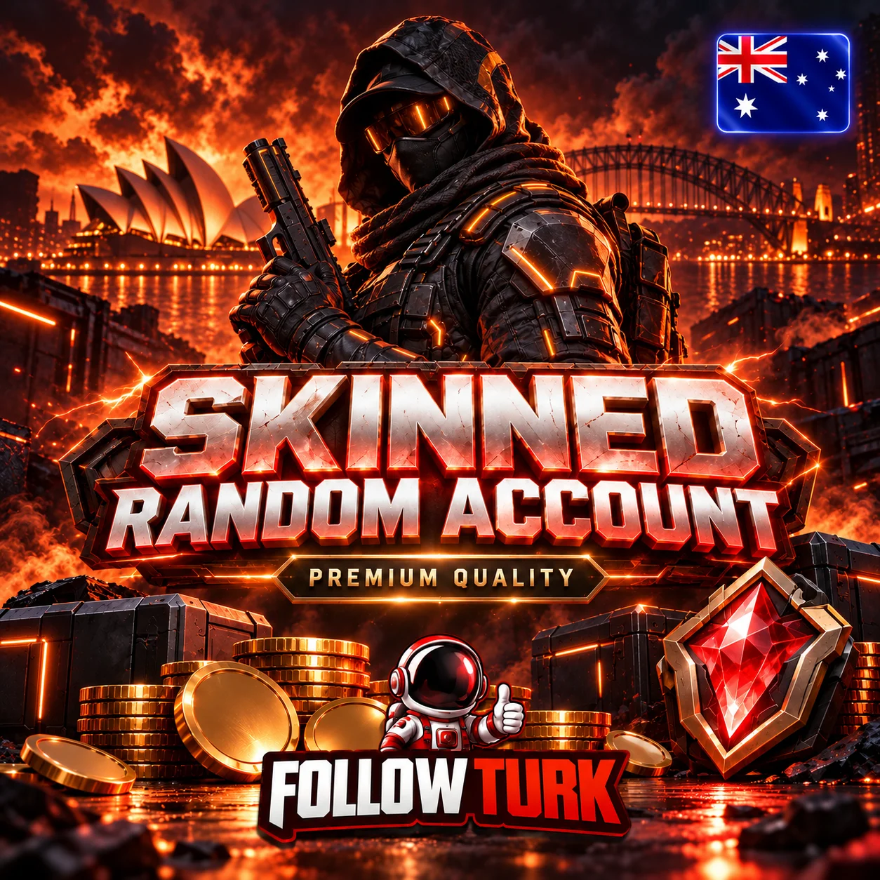 AP - Losowe konto Valo ze skinami (Full Access) - FollowTurk