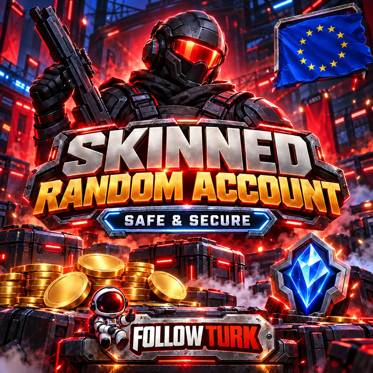 EU - Europa Losowe Konto Valo ze Skinami - Full Access - FollowTurk