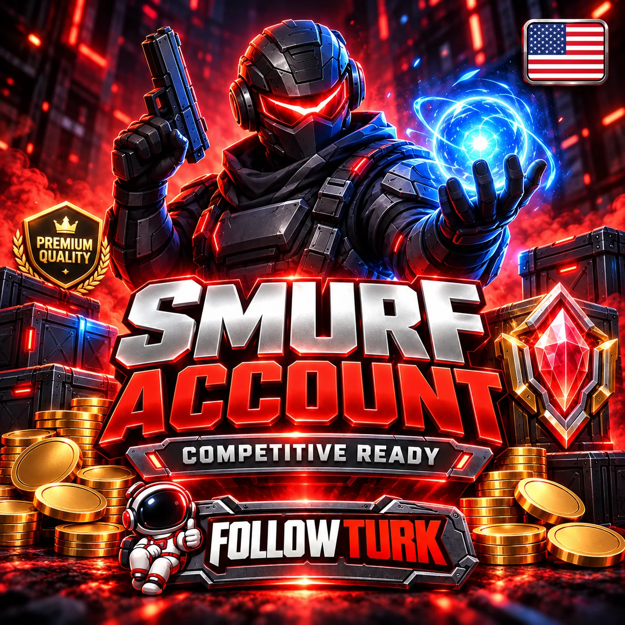 Konto Smurf Valo Ameryka Północna (NA) - FollowTurk