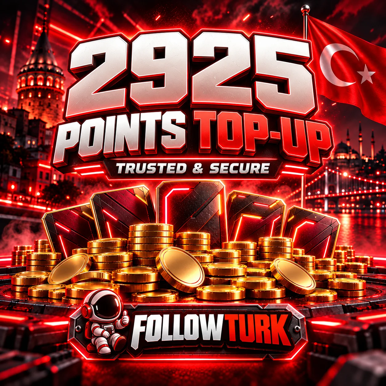 Turcja 2925 VP (Valo Points TR) - FollowTurk