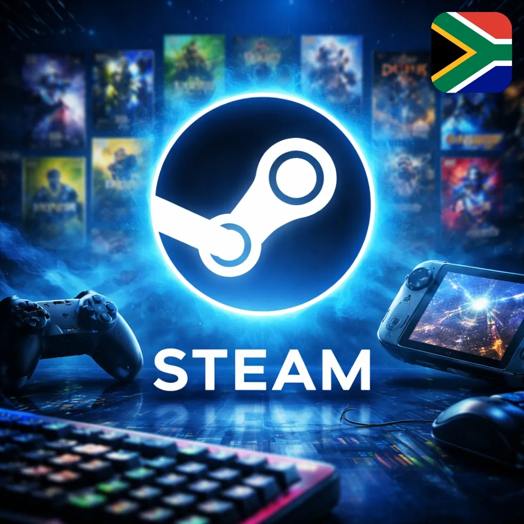 Steam – Karta Podarunkowa ZAR (RPA) - FollowTurk